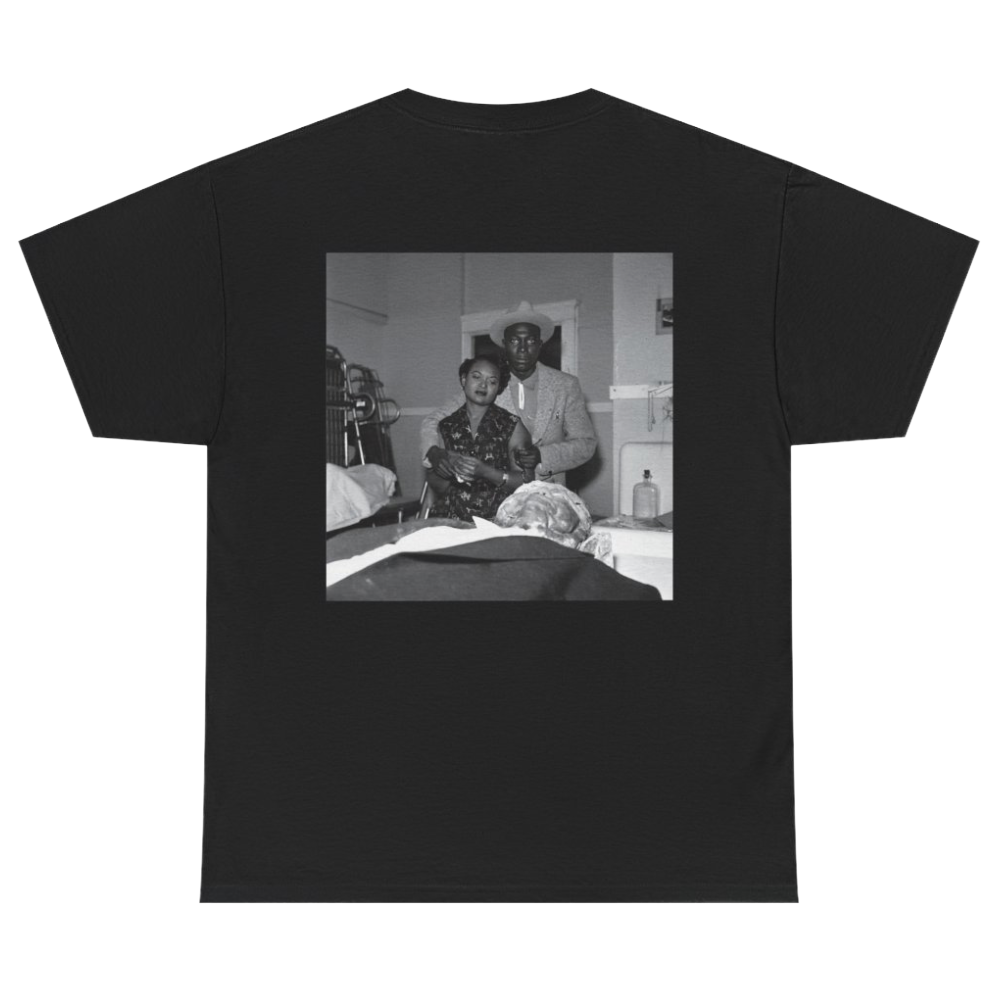 Back of the Emmett Till historical witness shirt
